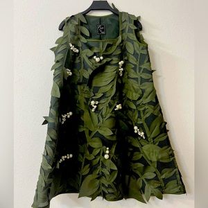 Brand new with tags, hand maid dress, designed with white pearls.